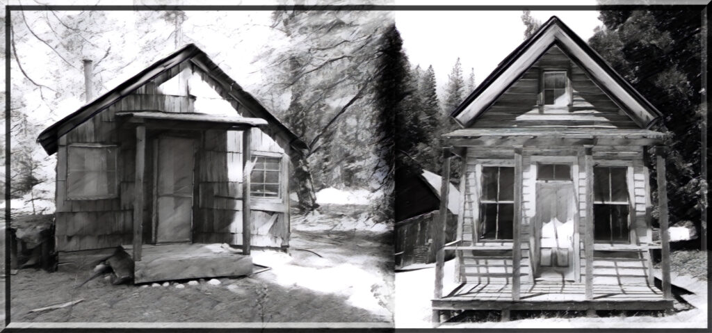 Typical cabins that Ruth Anne and Caleb may have lived in at Carrolton with their Chinese son.