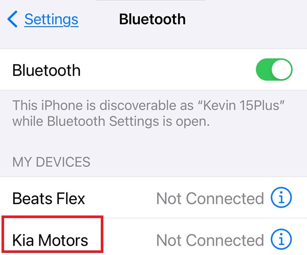 ReSound Nexia will not show in the Apple Bluetooth settings, it has its own dedicated application under Hearing Devices.