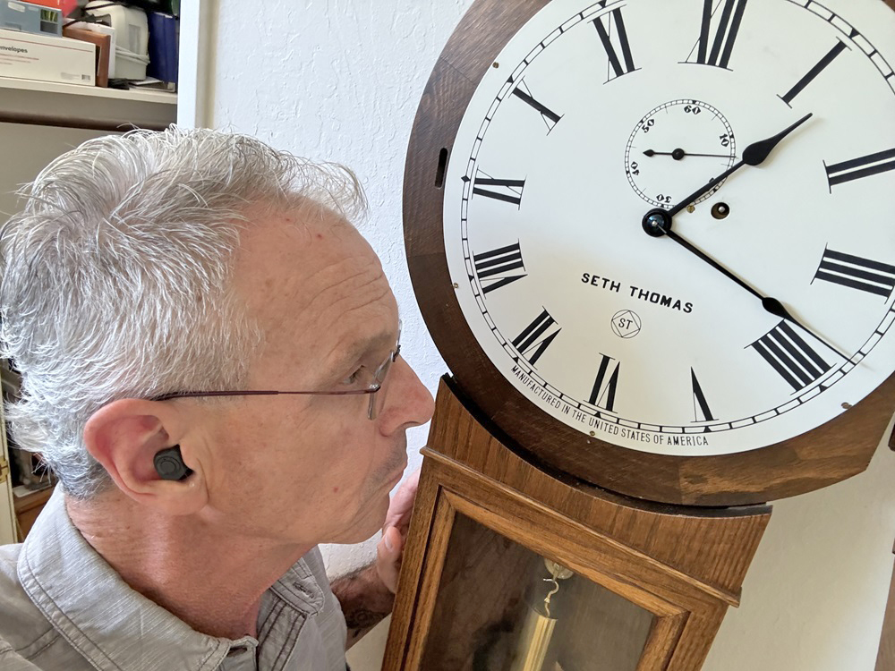 In addition to conversations, phone calls, and streaming music, the hearing aids help me adjust some of my clocks where I have to hear if the clock pendulum is in beat.