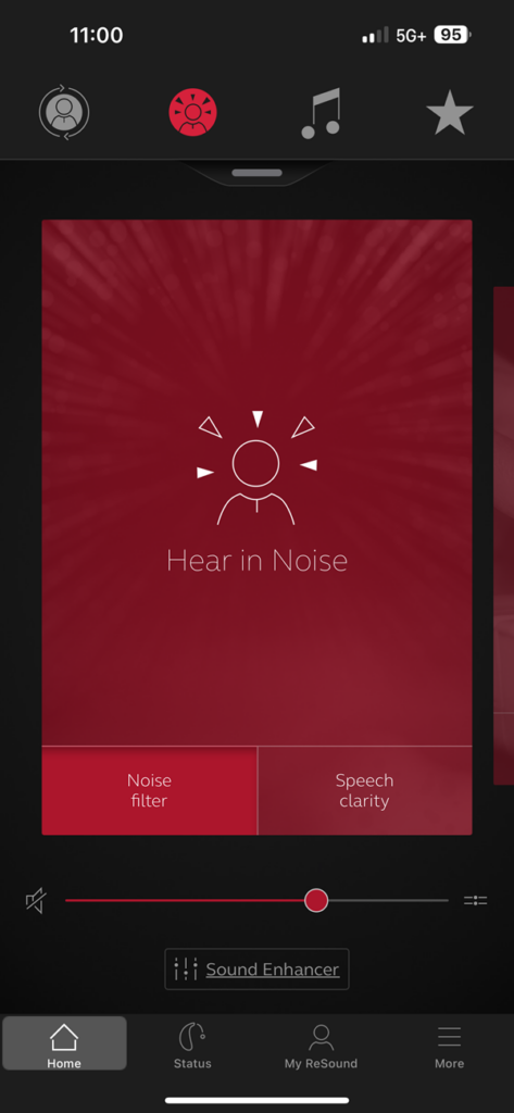 The ReSound Hear in Noise program has two micro adjustments of Noise Filter and Speech Clarity which are very useful and work well.