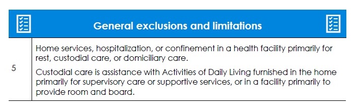 Evidence of Coverage document will not exclusions and limitations of the skilled nursing and home health care benefits.