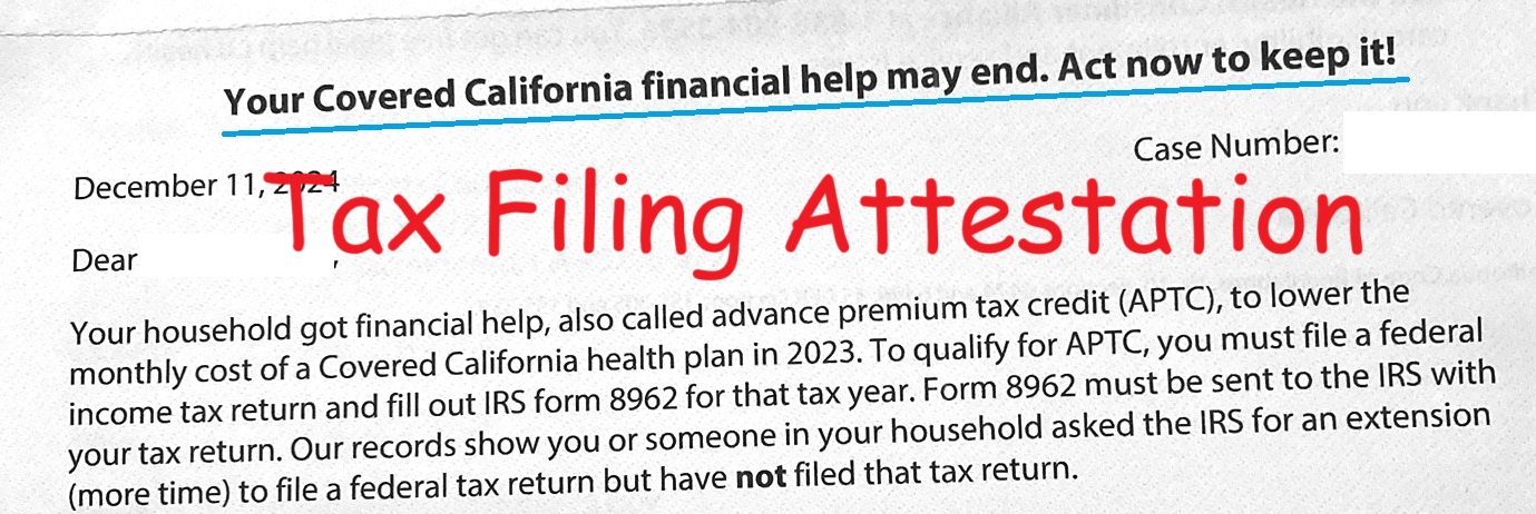 Covered California wants to know if you forgot to file your federal tax return.