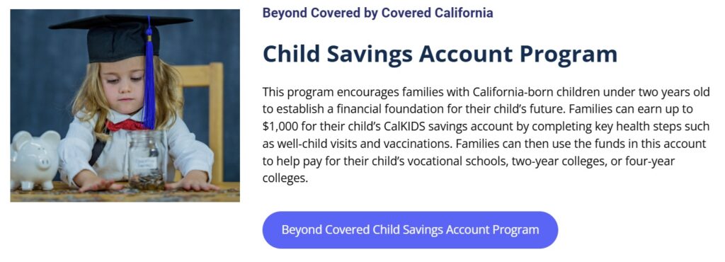 Covered California families with newborns can earn money for getting their child vaccinated.