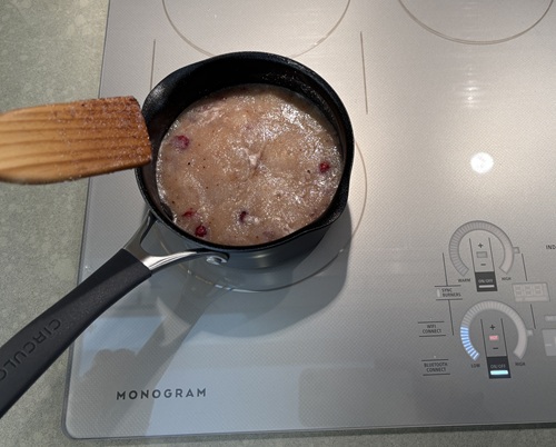 The nicest surprise of the induction cooktop is the lack of waste heat associated with gas cooktops.