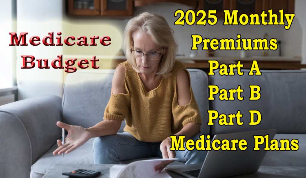 Review of Medicare insurance premiums for the monthly budget.