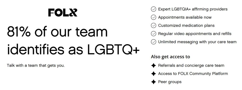 FOLX centered on LGBTQ+ community.