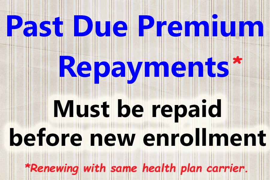 The health plans will be able to force you to repay past premiums.