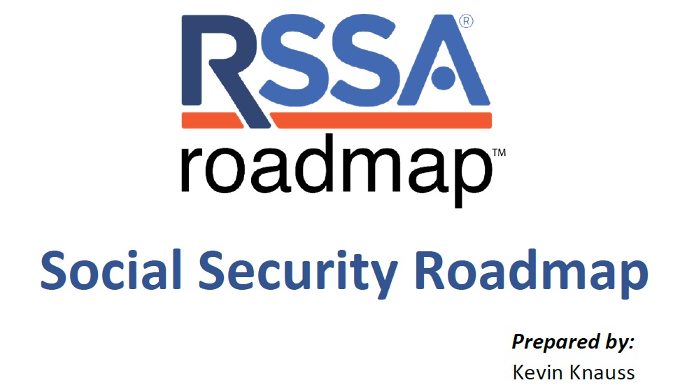 RSSA Roadmap Report cover page.