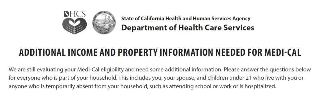 Property Supplemental Form