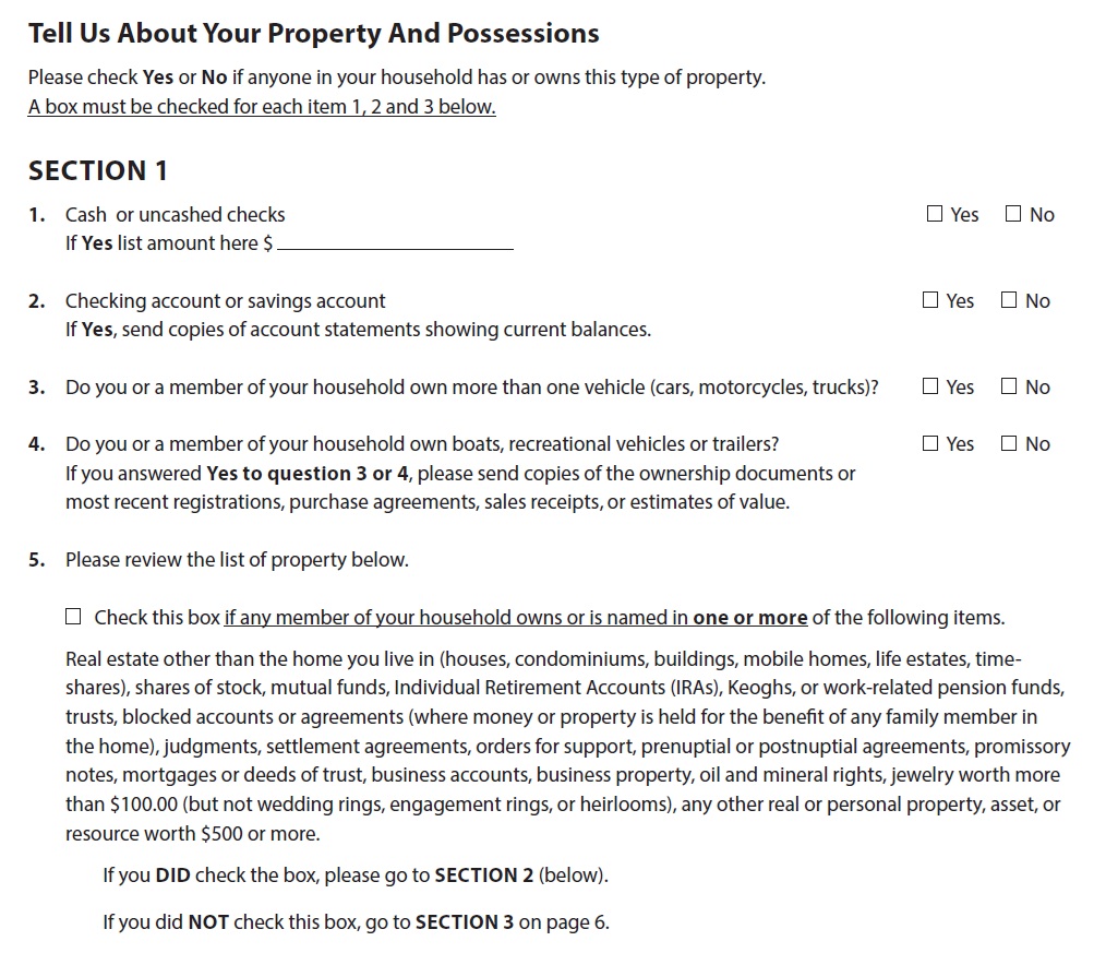 Property section 1.