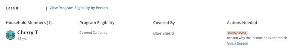 Covered California allows you to provide a reason why your estimated income does not match their electronic sources.