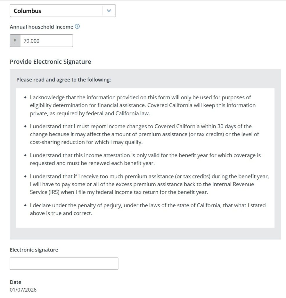 Carefully read the attestation then electronically sign. This should clear the request for income verification.