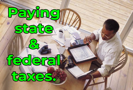 Immigrants who earn income must pay federal income taxes.