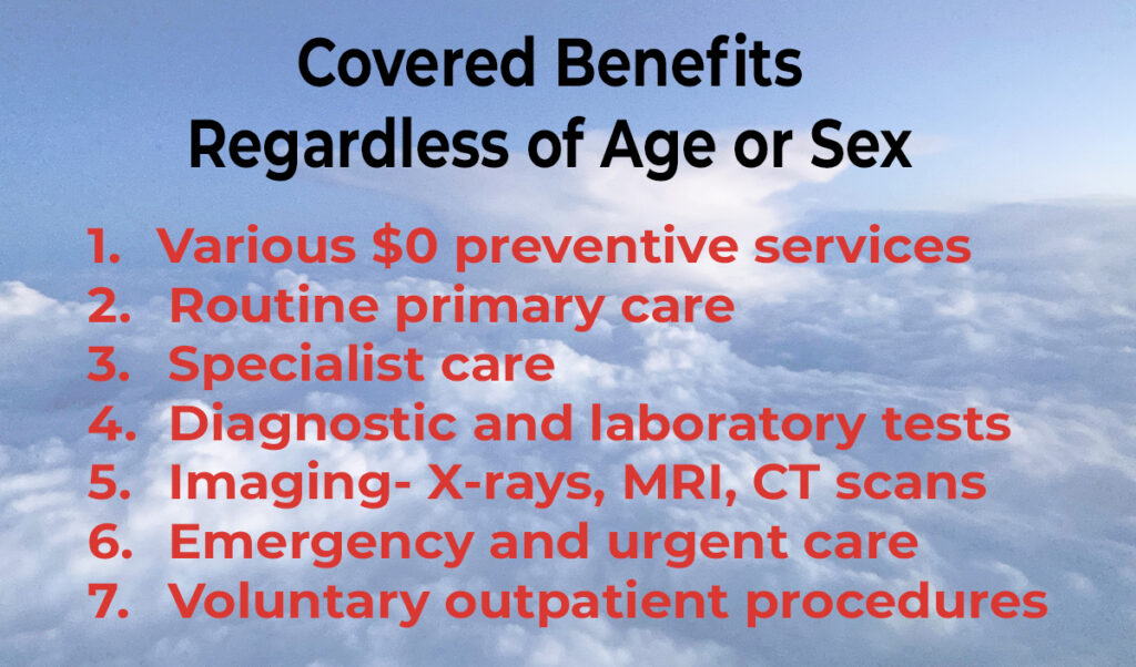 Covered benefits are comprehensive.