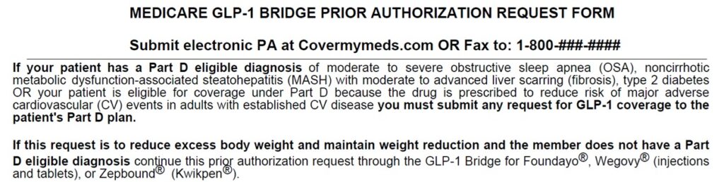Some patients may not qualify for the GLP-1 program if they are already getting the drugs through their Part D plan.