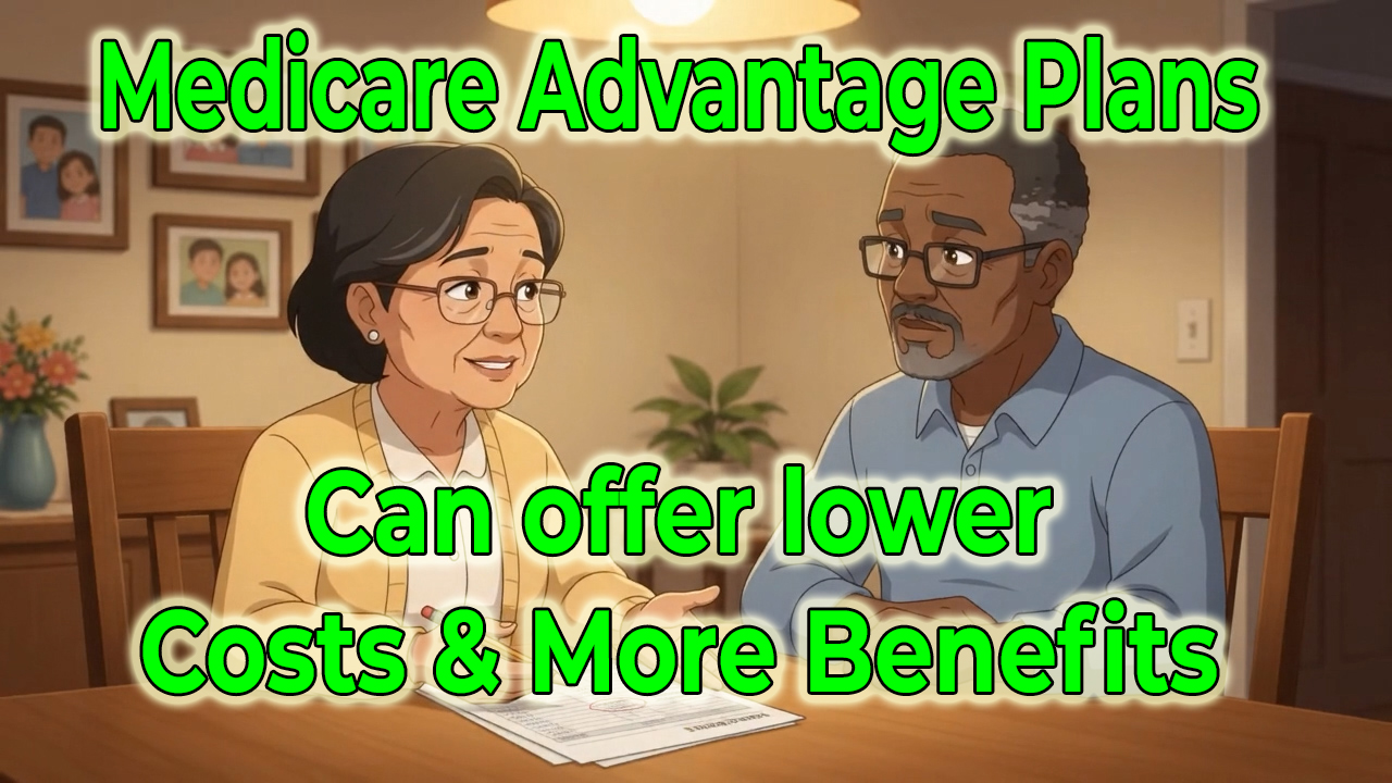 Medicare Advantage Plan, lower costs, more benefits than Medicare Supplements.