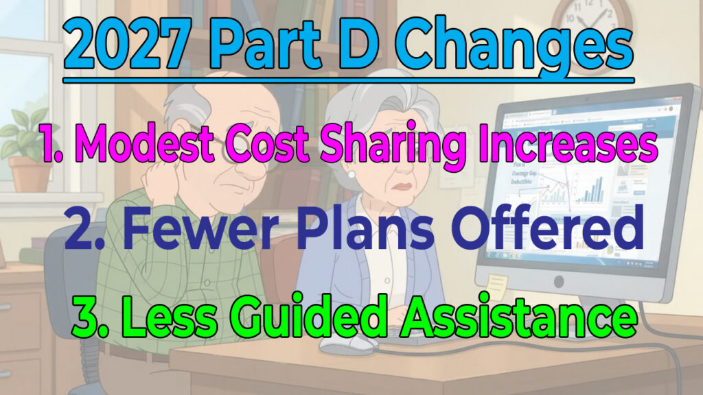 2027 Part D prescription drug plan changes.