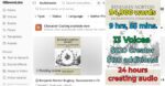 Converting the Bugbey print version to audiobook in Elevenlabs.