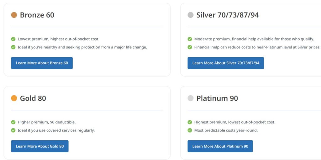CalOptima standard benefit design plans.